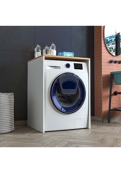 Roomart Çamaşır-kurutma Makinesi Dolabı Mat Beyaz-atlantik Çam Atlantik Çam - Beyaz Roomart Çamaşır-kurutma Makinesi Dolabı Mat Beyaz-atlantik Çam Atlantik Çam - Beyaz