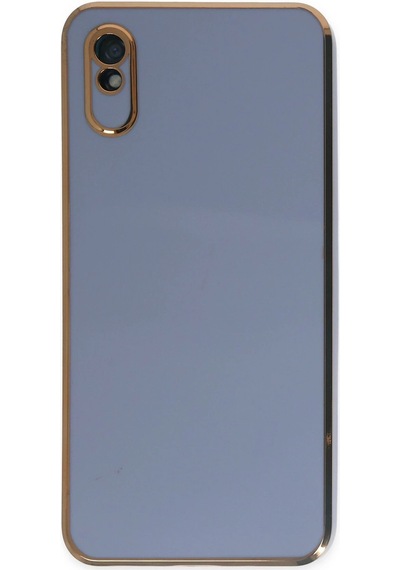 Uryport Xiaomi Redmi 9a Kılıf Volet Silikon - Mavi