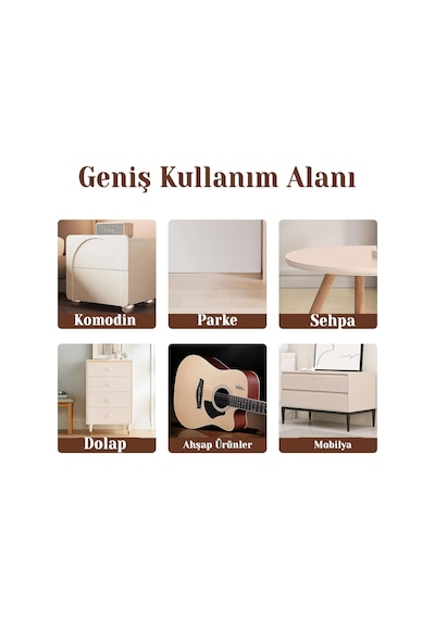 Ahşap Parke Tamir Macunu Tik Renk Mobilya Masa Dolgu Çatlak Çizik Giderici 125 Ml Kullanıma Hazır 0.25 KG