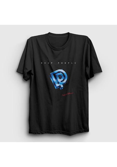 Presmono Unisex Perfect Stranger Deep Purple T-shirt Siyah