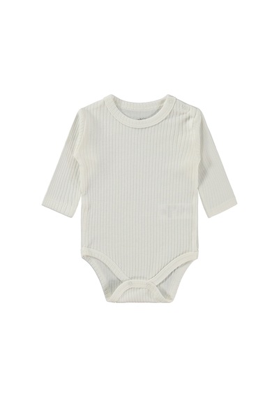 Minidamla Baby Minidamla Uzun Kol Basic 3'lü Set 1-18 Ay Çıtçıtlı Badi - Sarı