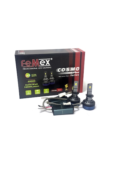 Femex Cosmo Plus H1 Yeni Nesil Güçlendirilmiş Led Far Xenon Led Headlight