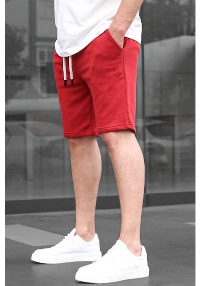Madmext Bordo Basic Erkek Şort 6505-bordo Bordo