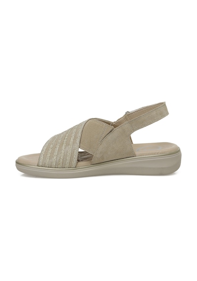 Polaris 105521.z5fx Bej Kadın Comfort Sandalet 000000000102005856 Bej
