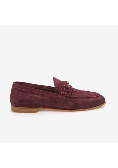 Andrea Giovanni Erkek Loafer Ayakkabı 24159 Rio Red Sued