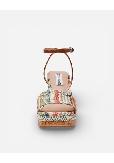 Steve Madden Outrıght Multı Raff Kadın Multi Raff Topuklu Sandalet Outrıght Çok Renkli