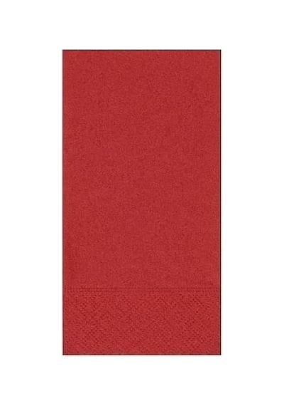 33x33 Cm 1/8 Garson Katlama Servis Peçetesi 100 Ad Kırmızı Diğer