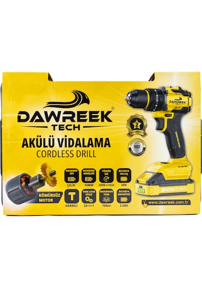 Dawreek Tech DT02D Akülü Vidalama
