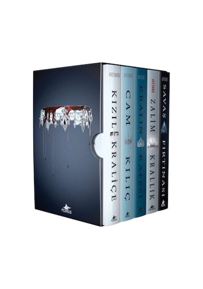 Kızıl Kraliçe Serisi-Kutulu Özel Set-5 Kitap Takım - Victoria Aveyard - Pegasus