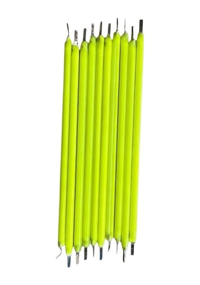 3v 68mm Led Yeşil Filament Retro Tungsten Led 10 Adet