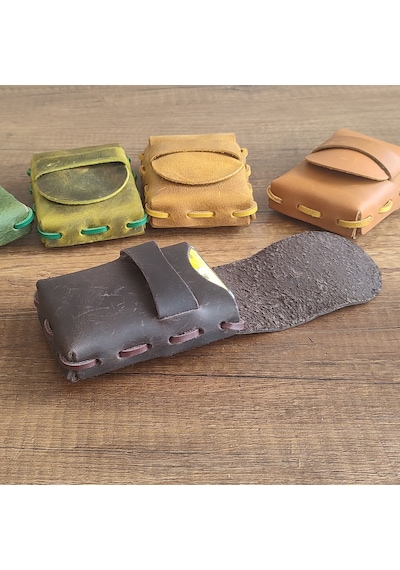 Sumerian Leather Craft  Deri Sigara Kılıfı Kahverengi