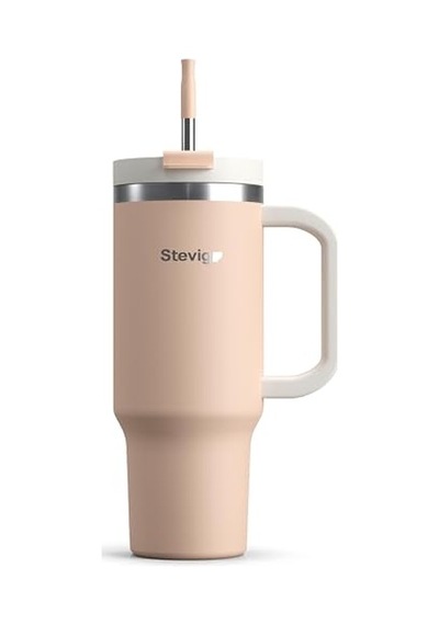 2 Moods Tuck-in Tumbler Sızdırmaz Çelik Termos 900 Ml Bisque St-239 Açık Beyaz
