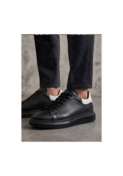 Crc Ayakkabı Crc Hakiki Deri Yumuşak Keçi Derisi Astarlı Ultra Hafif Eva Taban Ortopedik Sneaker Siyah Crc Ayakkabı Crc Hakiki Deri Yumuşak Keçi Derisi Astarlı Ultra Hafif Eva Taban Ortopedik Sneaker Siyah