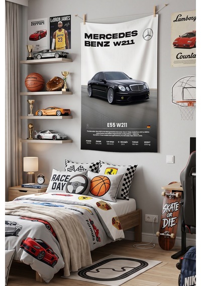 W211 E55amg Dekoratif Duvar Örtüsü Duvar Halısı Reaste