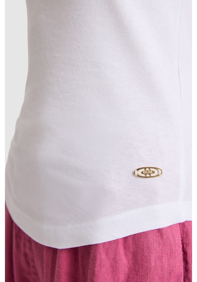 U.s. Polo Assn. Kadın Beyaz Tişört Basic 50321799-vr013