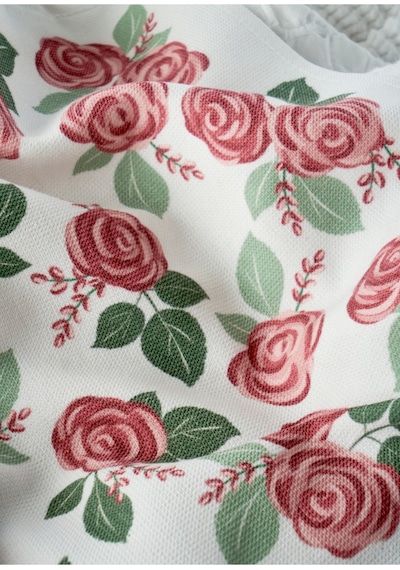 Bella Maison Rose Pamuklu Baskılı Kurulama Bezi 2'li Krem 40x50 Cm Krem