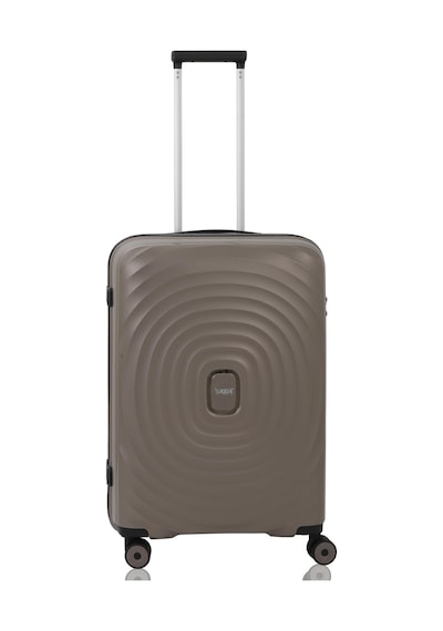 Baggaj V2407 Policarbon Valiz Siyah Set Champagne