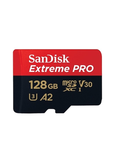 Sandisk Extreme Pro Microsd Uhs I Card 128gb For 4k On Smartp, Cam Drones 200mb/s R, 90mb/s