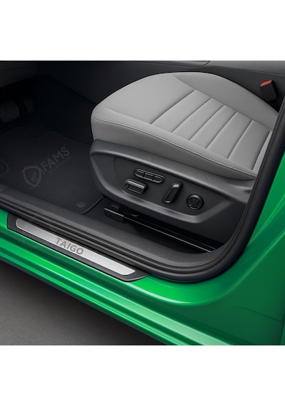 Volkswagen Taigo 2022 Üzeri Uyumlu Krom Kapı Eşiği 4 Parça Paslanmaz Çelik Abs Çerçeve