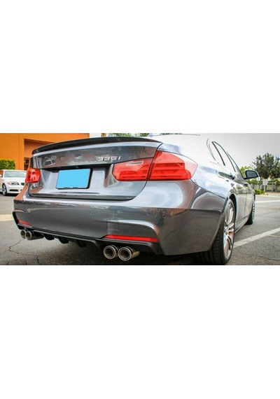Bmw F30 3 Serisi M Technic Difüzör Difizör Plastik Parlak Siyah Sağ Sol Çift Arka-bodykit-ek-karlık