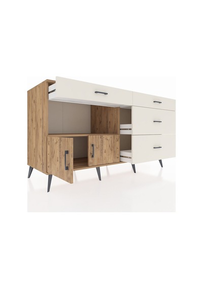 Kronos Konsol Tek Raflı 4 Çekmeceli 2 Kapaklı 176x59x99 Çam-çam/a Çam-çam/aytaşı Kronos Konsol Tek Raflı 4 Çekmeceli 2 Kapaklı 176x59x99 Çam-çam/a Çam-çam/aytaşı