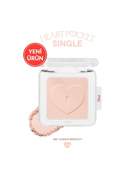 Peripera Heart Pocket Single M01 Always Brightly M01