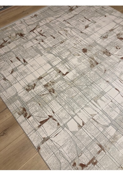 Crea Halı Valera 7819a %100 Akrilik 200x290 Ebatlı+8 Mm+yatışmaz