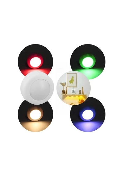 Hubrendy Sh Powermaster Pm-26973 3m Yapışkanlı Pilli Rgb Led Lamba