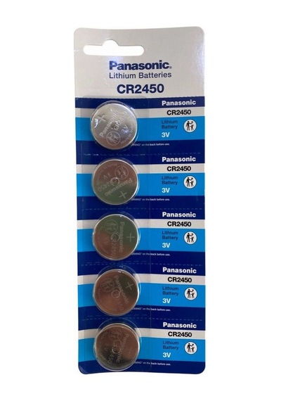 Tedar Panasonic Cr2450 Lityum 3v Düğme Pil 5 Li Kartela 5 Adet Najmaddin