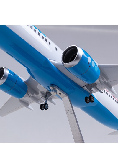 Pobeda Russia Boeing 737 Yolcu Uçağı Model Uçak 1/80 Ölçek 47cm