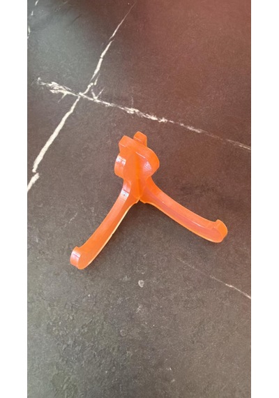 Parlak Turuncu Orkide Çiçeği Renkli Sedefli Çerçeve Tabak Teşir Ayağı Stand Şövalye El Yapımı Epoksi lik