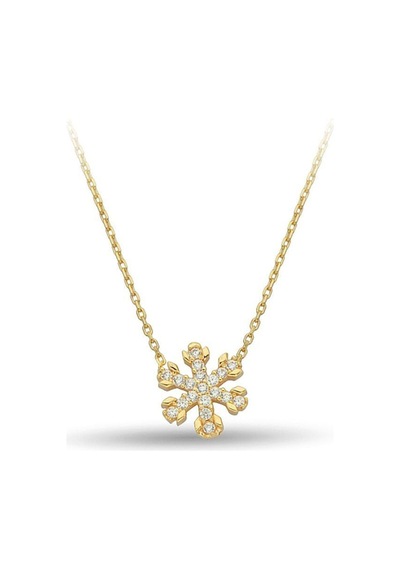 Çgk Çiğdem Gürel Kuyumculuk 14 Ayar Minimal Kartanesi Kolye Gold