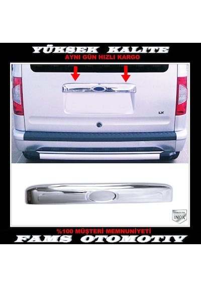 Ford Connect Krom Bagaj Çıtası 2009-2014 P.Çelik 65 CM