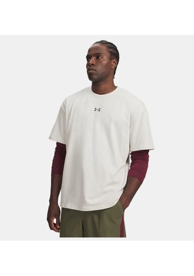 Under Armour Ua M Hwt Metal Logo Ss Beyaz