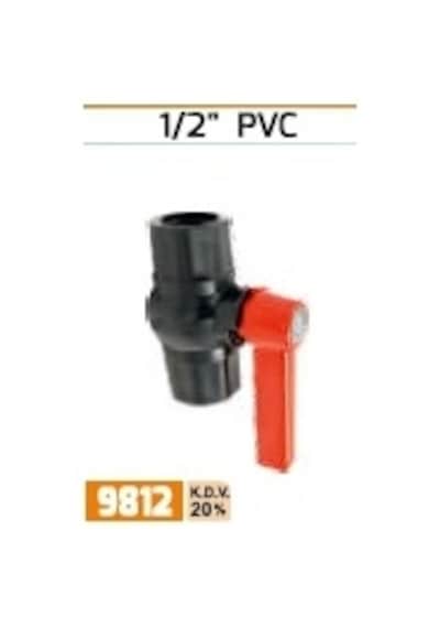 1/2 Pvc Küresel Vana