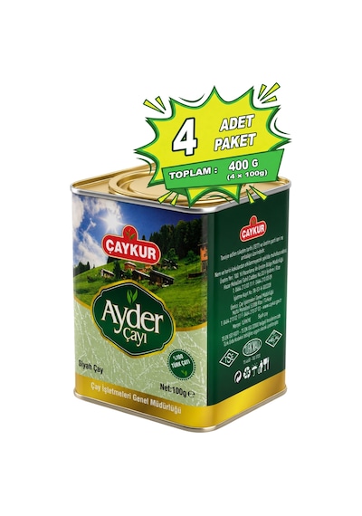 Ayder Çayı 100 Gr. Dörtlü Paket