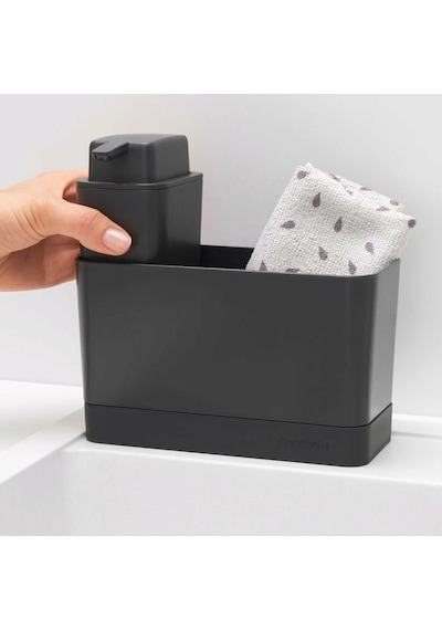 Brabantia Sabunluk Ve Sünger Seti İkili Koyu Gri 302602