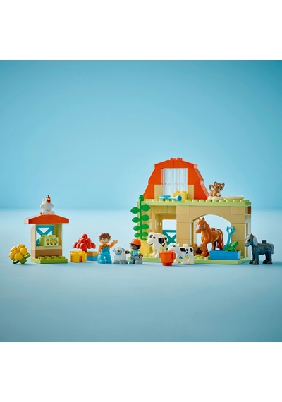 Lego 10416 Duplo Çiftlikte Hayvanların Bakımı 10416 - 2 Yaş & Üzeri Çocuklar İçin Eğitici Oyuncak Yapım Seti 74 Parça
