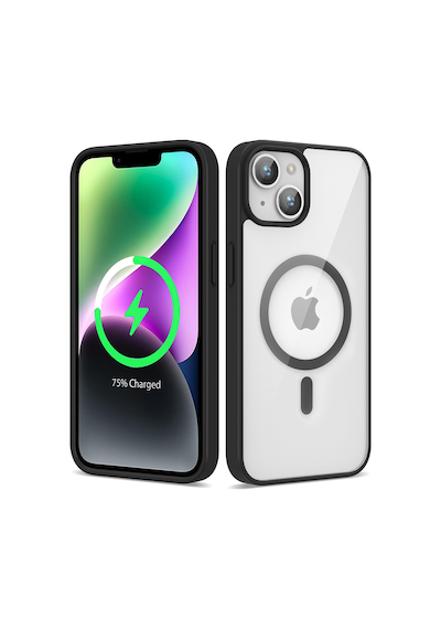Apple iPhone Uyumlu 14 Kılıf Kenarlar İnce Arka Kısım Magsafe Kamera Yükseltili Silikon Pazarplus Açık Mavi