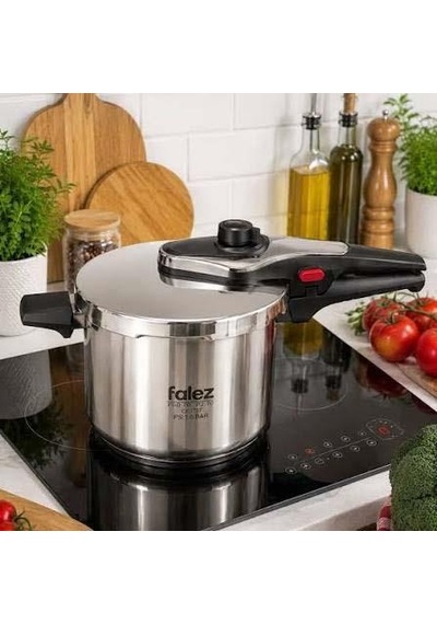 Falez Rapid Düdüklü Tencere Seti 4 Litre İndüksiyon Tabanlı Siyah