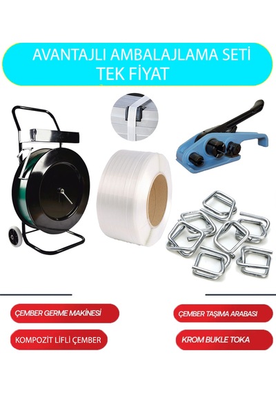 Kazançlı 13'lük 1100 Mt Kompozit Lifli Çember Kullanım Seti 1.ka