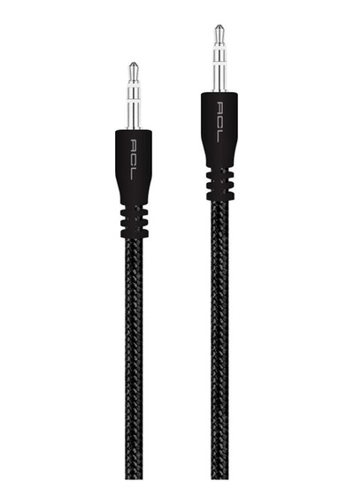 Büro Ev Ofis Ses Sistemi İçin 1mtx 3.5mm Jacklı Kumaş Kaplı Aux Aktarım Kablosu