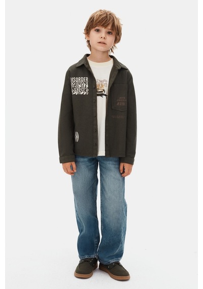 Xo Kids Erkek Çocuk Gömlek 8-14 Yaş 49319 Haki