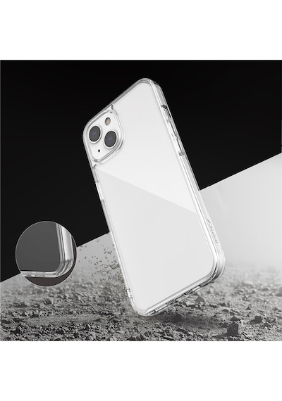 Apple Uyumlu iPhone 13 Kılıf Raptic Glass Plus Serisi Şeffaf Tasarımlı Kapak