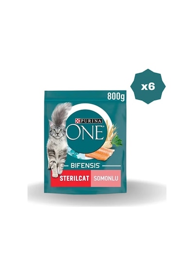 Felix Kedi Maması One Kısır Somonlu 800 Gr - 6 Adet