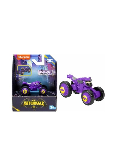 Fisher-price Batwheels Bam Batmobile Bıbı The Batgırl Cycle