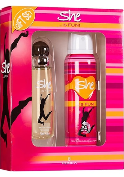 She Fun Kadın Parfüm Kofre EDT 50 ML + Deodorant 150 ML