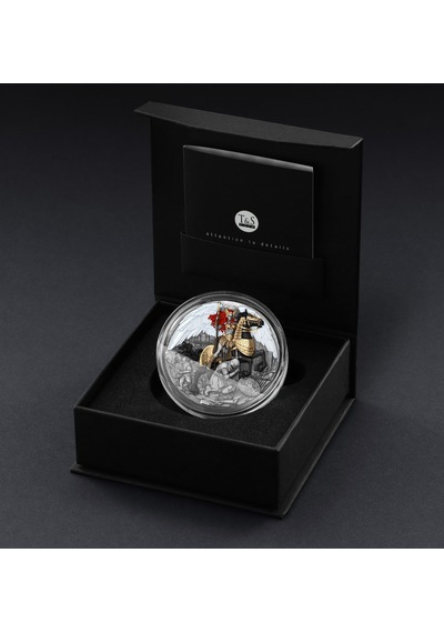 Agakulche Savaşçı Kızıl Valkyrie Gümüş Sikke Coin