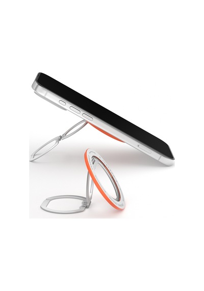 Youngkit Magnetik 360 Derece Dönebilen Dual Fold Rotating Serisi Parmak Ring Stand Turuncu