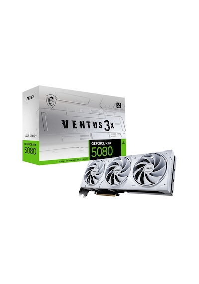 Msı Geforce Rtx5080 16g Ventus 3x Oc Whıte 256bıt 1xhdmı 3xdp Ekran Kartı